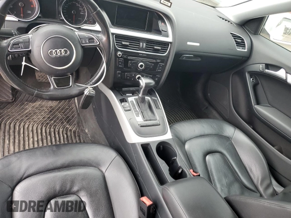 2016 Audi A5 Premium with VIN WAUD2AFR4GA008613, listed as a Copart auction lot 59663125 with 119,525 mi miles and Salvage title. Bid and sale history available at DreamBid. Image 8.