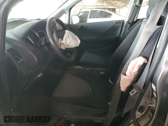 2008 Honda Fit with VIN JHMGD384X8S034358, listed as a Copart auction lot 47859435 with 0 mi miles and Salvage Title. Bid and sale history available at carsss.com. Image 7.