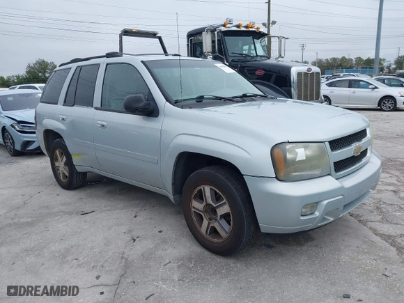 2008 Chevrolet TrailBlazer LT w/1LT with VIN 1GNDS13S482249004, listed as a IAAI auction lot 41404813 with 129,985 mi miles. Bid and sale history available at carsss.com. Image 1.