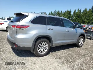 2014 Toyota Highlander LE z VIN 5TDBKRFHXES026288, wystawiony jako Copart lot #59641945 z przebiegiem 186 628 mil mil oraz Czysty tytuł • Clean title. Historia ofert i sprzedaży dostępna na DreamBid. Obrazek 3.