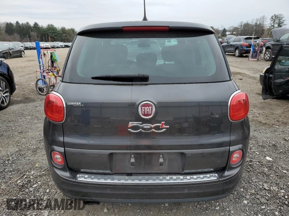 2017 FIAT 500L Pop with VIN ZFBCFAAH2HZ039138, listed as a Copart auction lot 86020804 with 55,324 mi miles and Salvage Title. Bid and sale history available at carsss.com. Image 6.