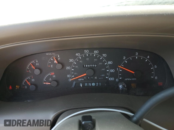 2000 Ford Excursion Limited with VIN 1FMNU42S7YED53975, listed as a Copart auction lot 59947065 with 188,889 mi miles and Clean title. Bid and sale history available at DreamBid. Image 9.