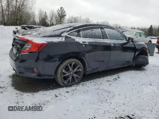 2019 Honda Civic Sedan Sport with VIN 2HGFC2F89KH018667, listed as a Copart auction lot 47868525 with 87,791 mi miles and Clean Title. Bid and sale history available at carsss.com. Image 3.