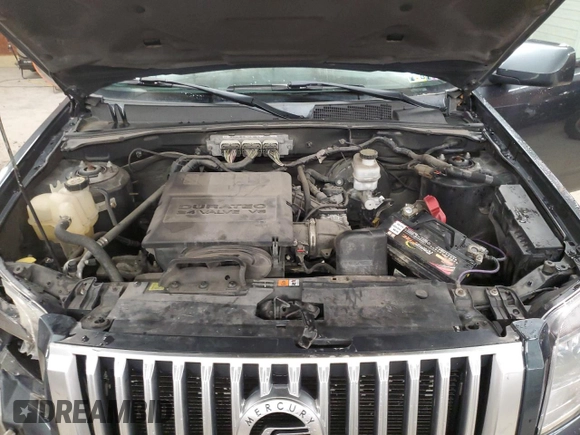 2010 Mercury Mariner Premier with VIN 4M2CN9HGXAKJ04578, listed as a Copart auction lot 63043405 with 107,803 mi miles and Salvage title. Bid and sale history available at DreamBid. Image 12.