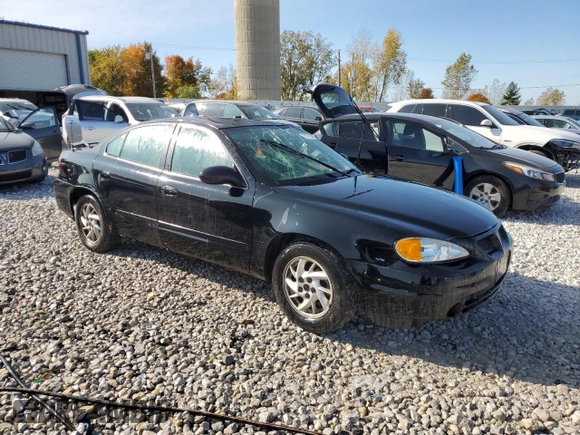 2004 Pontiac Grand Am SE1 with VIN 1G2NF52E14M520608, listed as a Copart auction lot 75712654 with 140,375 mi miles and Clean Title. Bid and sale history available at carsss.com. Image 4.