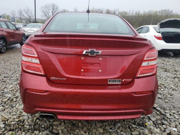 2019 Chevrolet Sonic LT z VIN 1G1JD5SB7K4137199, wystawiony jako Copart lot #51472935 z przebiegiem 25 142 mil mil oraz Szkoda całkowita • Salvage title. Historia ofert i sprzedaży dostępna na DreamBid. Obrazek 6.