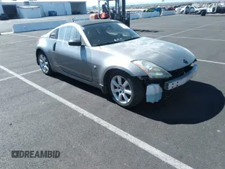 2004 Nissan 350Z Touring with VIN JN1AZ34D34T152953, listed as a IAAI auction lot 41446366 with 134,171 mi miles. Bid and sale history available at carsss.com. Image 1.