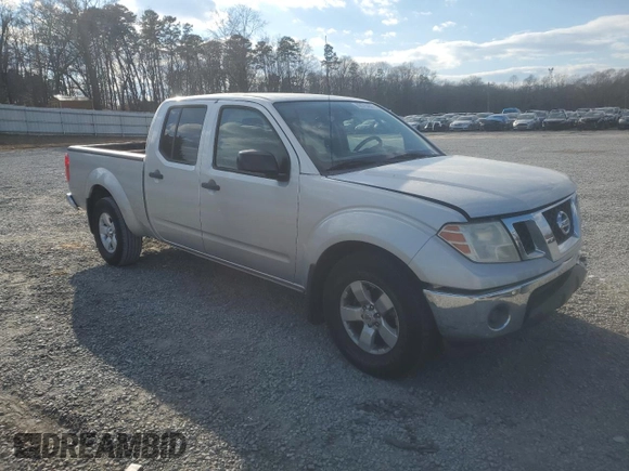 2010 Nissan Frontier SE with VIN 1N6AD0FV0AC436355, listed as a Copart auction lot 42575455 with Not provided miles and Salvage title. Bid and sale history available at DreamBid. Image 4.