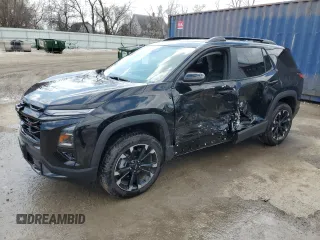 2025 Chevrolet Equinox AWD RS z VIN 3GNAXTEG7SL261842, wystawiony jako Copart lot #52005285 z przebiegiem 2 139 mil mil oraz Szkoda całkowita • Salvage title. Historia ofert i sprzedaży dostępna na DreamBid. Obrazek 1.