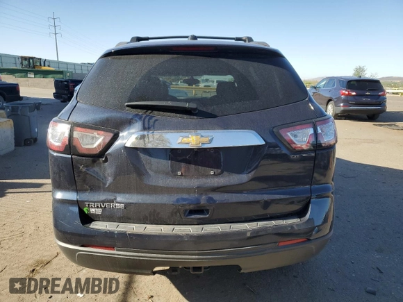 2017 Chevrolet Traverse LS с VIN 1GNKRFED0HJ242538, выставлен на аукционе Copart как лот 54681305 с пробегом 98 676 миль миль и Списание • Salvage title. История ставок и продаж доступна на DreamBid. Изображение 6.