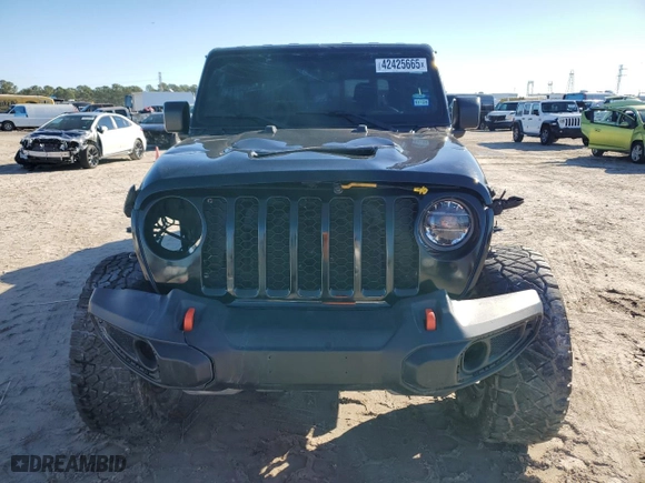 2022 Jeep Gladiator Mojave with VIN 1C6JJTEG7NL162696, listed as a Copart auction lot 42425665 with 0 mi miles and Salvage Title. Bid and sale history available at carsss.com. Image 5.