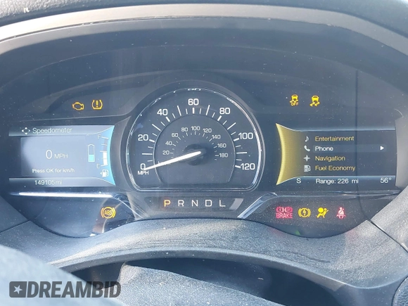 2017 Lincoln MKZ Hybrid Reserve with VIN 3LN6L5MU3HR613216, listed as a IAAI auction lot 41812787 with 149,105 mi miles and . Bid and sale history available at DreamBid. Image 7.