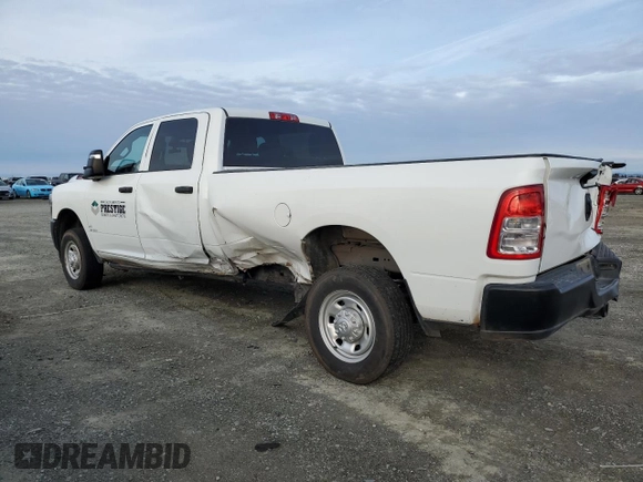 2024 Ram 2500 Tradesman with VIN 3C6UR5HJ7RG222469, listed as a Copart auction lot 44657845 with 44,753 mi miles and Salvage title. Bid and sale history available at DreamBid. Image 2.