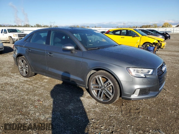 2019 Audi A3 Sedan Premium with VIN WAUBEGFF5K1018079, listed as a Copart auction lot 80294934 with 44,681 mi miles and Salvage Title. Bid and sale history available at carsss.com. Image 4.