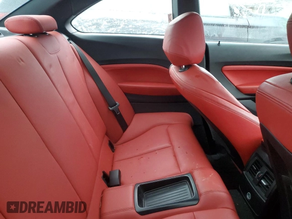 2015 BMW 2 Series M235i xDrive with VIN WBA1J9C5XFV371334, listed as a Copart auction lot 49062584 with 62,784 mi miles. Bid and sale history available at carsss.com. Image 10.