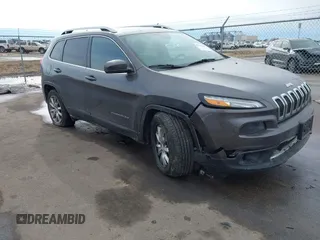 2018 Jeep Cherokee Limited z VIN 1C4PJMDB7JD571347, wystawiony jako IAAI lot #41642355 z przebiegiem 122 548 mil mil oraz . Historia ofert i sprzedaży dostępna na DreamBid. Obrazek 1.