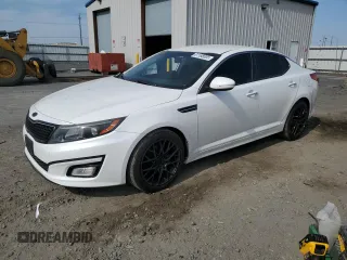 2015 Kia Optima LX with VIN 5XXGM4A75FG472322, listed as a Copart auction lot 61188005 with 139,002 mi miles and Salvage title. Bid and sale history available at DreamBid. Image 1.
