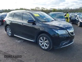 2014 Acura MDX Advance with VIN 5FRYD4H85EB037562, listed as a IAAI auction lot 40859466 with 140,257 mi miles and . Bid and sale history available at carsss.com. Image 1.