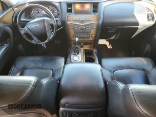 2013 Infiniti QX56 with VIN JN8AZ2NF7D9550174, listed as a Copart auction lot 79905424 with 206,101 mi miles and Salvage Title. Bid and sale history available at carsss.com. Image 8.
