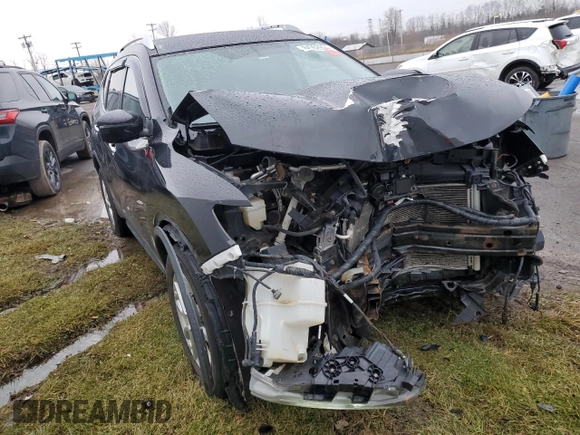2017 Nissan Rogue SV with VIN KNMAT2MV0HP596338, listed as a Copart auction lot 84952954 with 183,617 mi miles and Non Repairable. Bid and sale history available at carsss.com. Image 4.