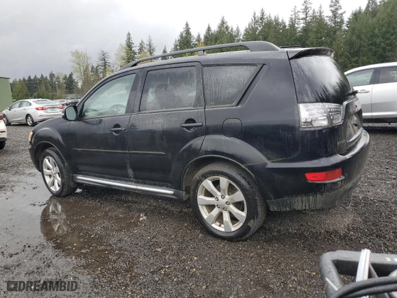 2010 Mitsubishi Outlander XLS with VIN JA4JT4AX4AZ009743, listed as a Copart auction lot 52824925 with 117,984 mi miles and Clean Title. Bid and sale history available at carsss.com. Image 2.