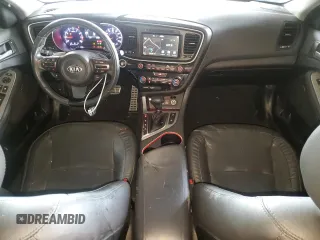 2015 Kia Optima SX with VIN 5XXGR4A70FG456501, listed as a Copart auction lot 47681395 with 125,092 mi miles and Salvage Title. Bid and sale history available at carsss.com. Image 8.