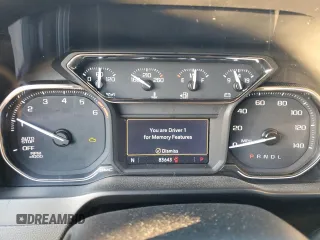 2019 GMC Sierra 1500 with VIN 1GTU8DED8KZ171915, listed as a Copart auction lot 81187484 with 83,643 mi miles and Salvage Title. Bid and sale history available at DreamBid. Image 9.