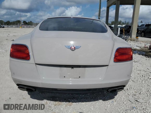 2014 Bentley Continental GT with VIN SCBFT7ZA7EC094358, listed as a Copart auction lot 42711585 with 19,779 mi miles and Salvage Title. Bid and sale history available at DreamBid. Image 6.