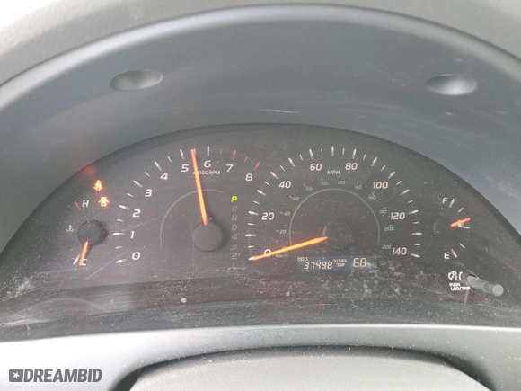 2007 Toyota Camry CE with VIN JTNBE46KX73066165, listed as a Copart auction lot 53708425 with 97,498 mi miles and Salvage Title. Bid and sale history available at carsss.com. Image 9.
