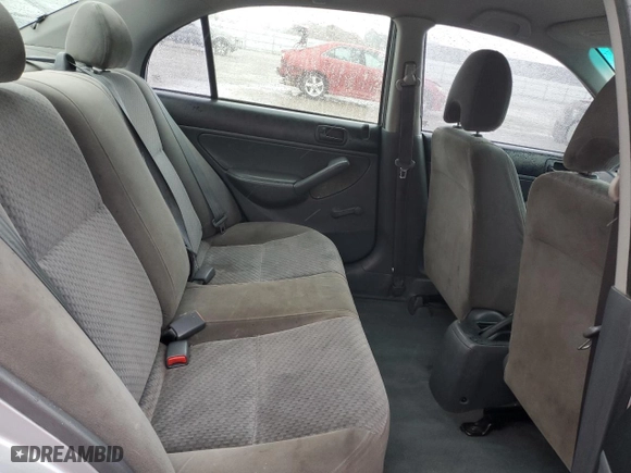 2003 Honda Civic DX with VIN 2HGES16173H561576, listed as a Copart auction lot 48469525 with 203,903 mi miles and Salvage Title. Bid and sale history available at carsss.com. Image 10.