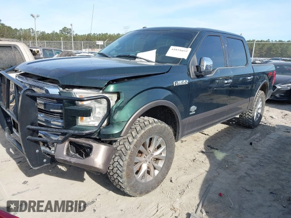 2016 Ford F-150 XLT with VIN 1FTEW1EG1GFC71964, listed as a IAAI auction lot 41851054 with 99,267 mi miles. Bid and sale history available at carsss.com. Image 17.