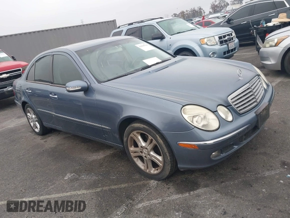 2006 Mercedes-Benz E 350 with VIN WDBUF56JX6A973322, listed as a IAAI auction lot 42184764 with 210,637 mi miles and . Bid and sale history available at DreamBid. Image 1.