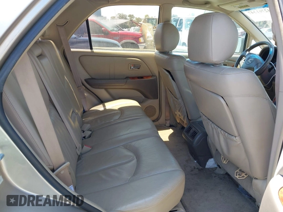 2001 Lexus RX 300 with VIN JTJGF10U210091521, listed as a IAAI auction lot 42761347 with 212,496 mi miles and . Bid and sale history available at DreamBid. Image 8.