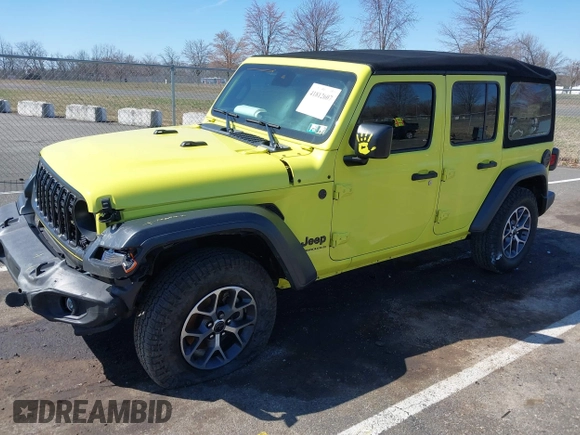 2024 Jeep Wrangler Willys with VIN 1C4PJXDN8RW111092, listed as a IAAI auction lot 41812607 with 34,873 mi miles. Bid and sale history available at carsss.com. Image 17.