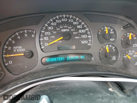 2003 Chevrolet Tahoe Z71 with VIN 1GNEK13Z63R160102, listed as a Copart auction lot 55401874 with 219,194 mi miles and Salvage Title. Bid and sale history available at carsss.com. Image 9.