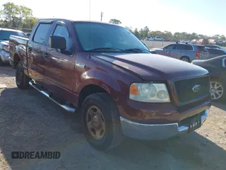 2005 Ford F-150 XLT with VIN 1FTRW12W05KC99773, listed as a IAAI auction lot 41780174 with 102,266 mi miles. Bid and sale history available at carsss.com. Image 1.