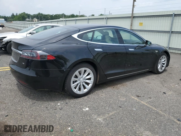 2016 Tesla Model S 70 with VIN 5YJSA1E14GF162187, listed as a Copart auction lot 59308185 with 98,088 mi miles and Salvage title. Bid and sale history available at DreamBid. Image 3.