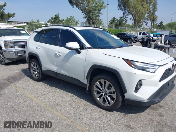 2023 Toyota RAV4 XLE Premium with VIN 2T3C1RFV0PW269588, listed as a IAAI auction lot 42288063 with 47,140 mi miles and . Bid and sale history available at DreamBid. Image 1.