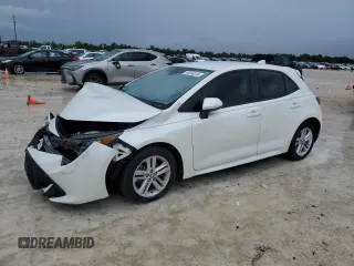 2019 Toyota Corolla Hatchback SE with VIN JTNK4RBE9K3002031, listed as a Copart auction lot 69240234 with 70,246 mi miles and Non Repairable. Bid and sale history available at carsss.com. Image 1.