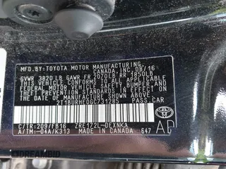 2016 Toyota Corolla L with VIN 2T1BURHE0GC731285, listed as a IAAI auction lot 42450189 with 60,283 mi miles and . Bid and sale history available at DreamBid. Image 9.