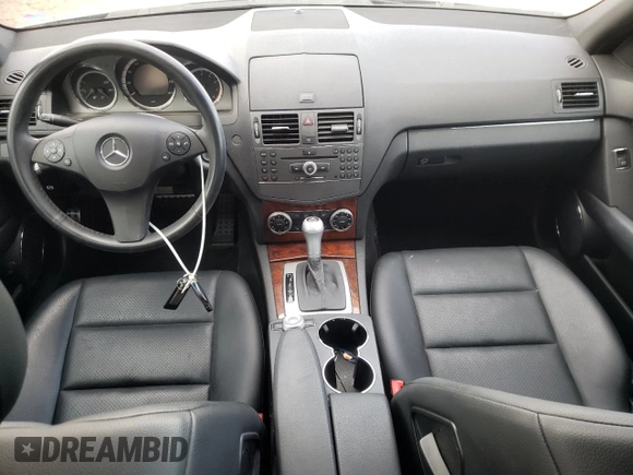 2010 Mercedes-Benz C-Class C 300 Sport with VIN WDDGF5EB7AF472124, listed as a Copart auction lot 54729734 with 51,054 mi miles and Salvage Title. Bid and sale history available at carsss.com. Image 8.