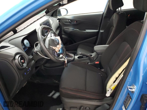 2022 Hyundai Kona N Line with VIN KM8K3CA32NU840142, listed as a Copart auction lot 50141955 with 16,941 mi miles and Salvage Title. Bid and sale history available at carsss.com. Image 7.