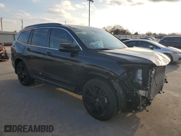 2022 Honda Pilot Special Edition with VIN 5FNYF5H27NB021392, listed as a Copart auction lot 44059605 with 31,872 mi miles and Salvage Title. Bid and sale history available at DreamBid. Image 4.
