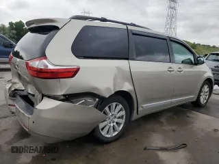 2017 Toyota Sienna XLE z VIN 5TDDZ3DC7HS166182, wystawiony jako Copart lot #61437105 z przebiegiem 101 491 mil mil oraz Szkoda całkowita • Salvage title. Historia ofert i sprzedaży dostępna na DreamBid. Obrazek 3.