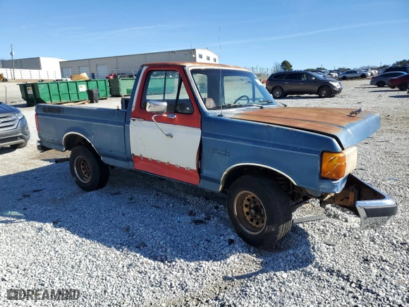1990 Ford 1/2 Ton Trucks with VIN 1FTDF15N6LNB28535, listed as a Copart auction lot 88326385 with 86,157 mi miles and Salvage Title. Bid and sale history available at carsss.com. Image 4.