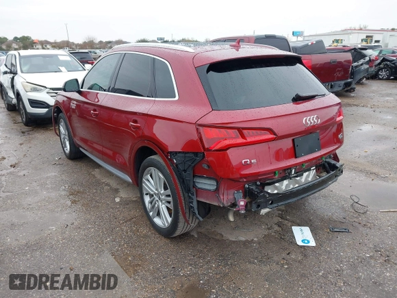 2018 Audi Q5 Prestige with VIN WA1CNAFY2J2248249, listed as a IAAI auction lot 41344379 with 38,401 mi miles. Bid and sale history available at carsss.com. Image 3.