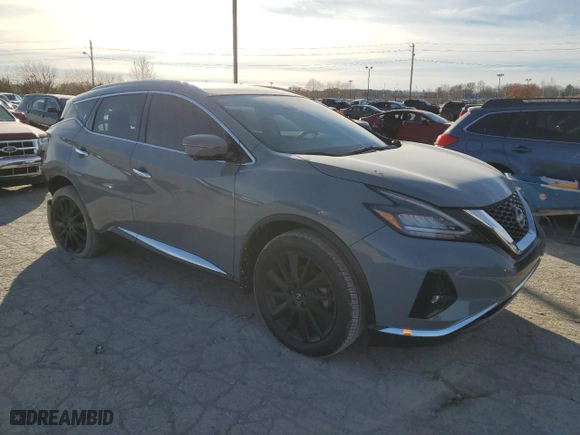 2023 Nissan Murano Platinum with VIN 5N1AZ2DS2PC107556, listed as a Copart auction lot 82420274 with 38,702 mi miles and Salvage Title. Bid and sale history available at carsss.com. Image 4.
