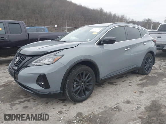 2023 Nissan Murano SV z VIN 5N1AZ2BS2PC106569, wystawiony jako IAAI lot #41506051 z przebiegiem 11 926 mil mil oraz . Historia ofert i sprzedaży dostępna na DreamBid. Obrazek 2.