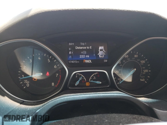 2017 Ford Focus SE with VIN 1FADP3F27HL269104, listed as a Copart auction lot 57509935 with 174,015 mi miles and Clean title. Bid and sale history available at DreamBid. Image 9.