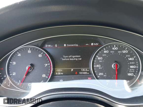 2013 Audi A6 Premium Plus with VIN WAUGFAFCXDN153897, listed as a IAAI auction lot 42622017 with 101,400 mi miles and . Bid and sale history available at DreamBid. Image 7.